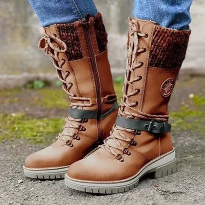 Rose – Bottes de Neige Imperméables pour Femme