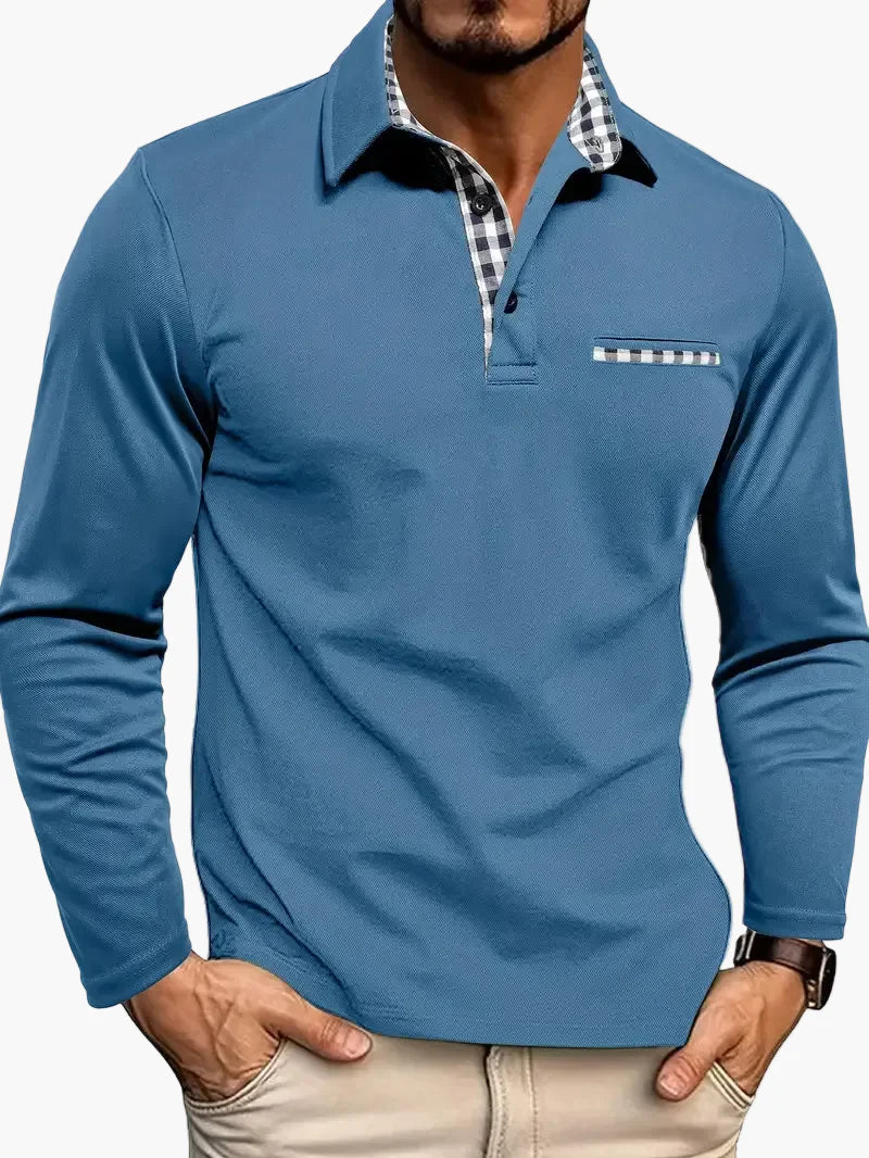 Men's long-sleeve shirt, elegant casual style for all occasions