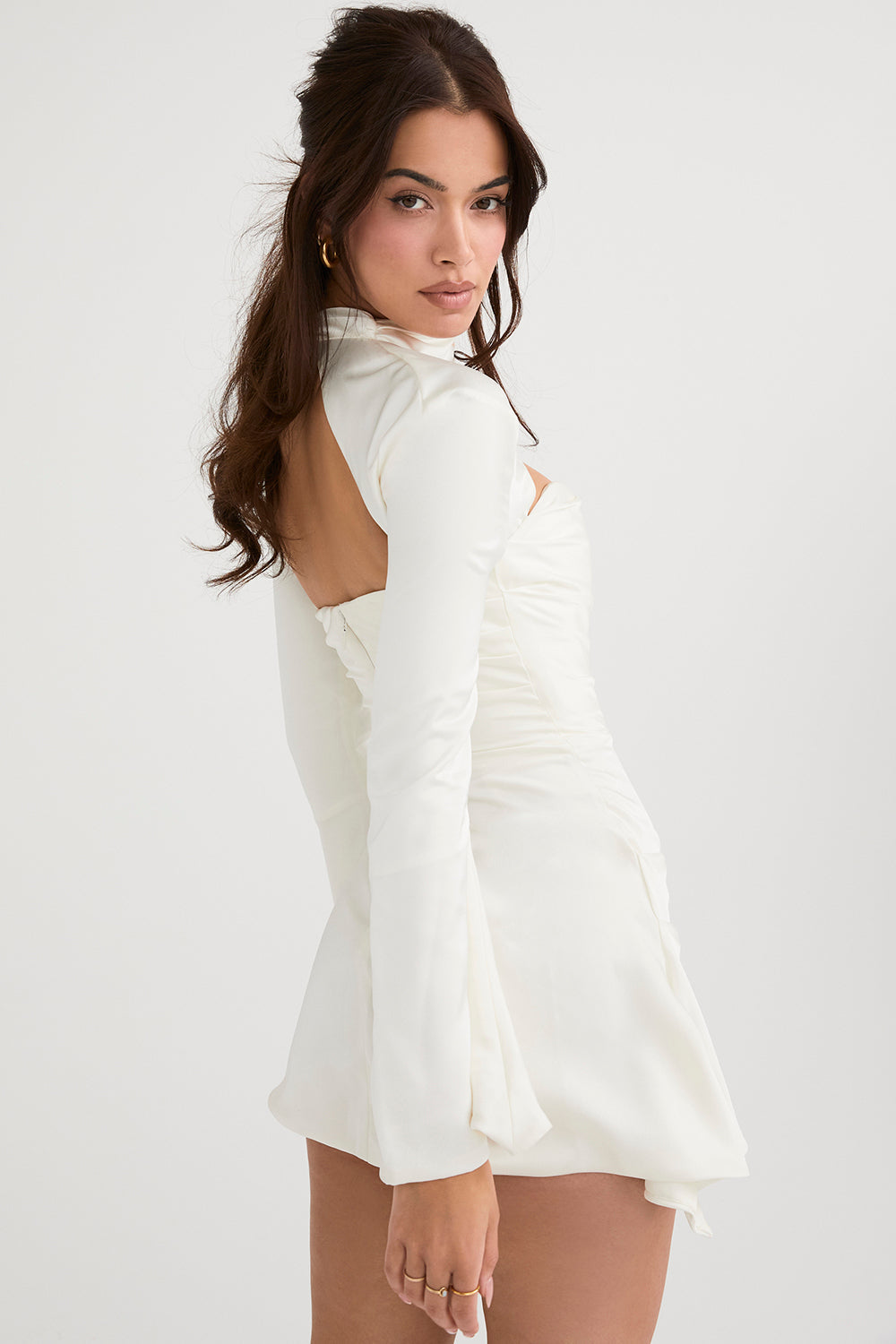 Mary – Robe Corset Drapée