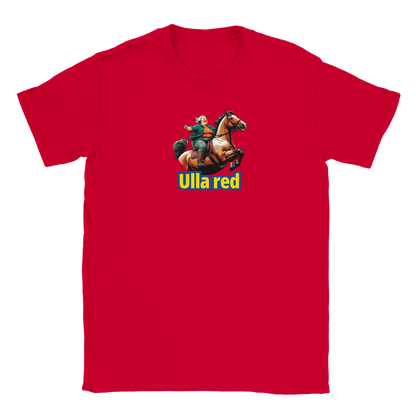 Leah – T-Shirt Imprimé Rouge pour Femme