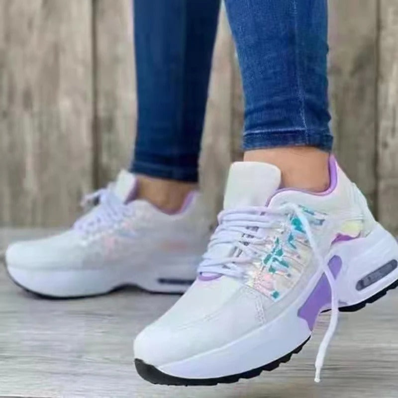 Baskets orthopédiques femme style moderne pour confort quotidien et marche active