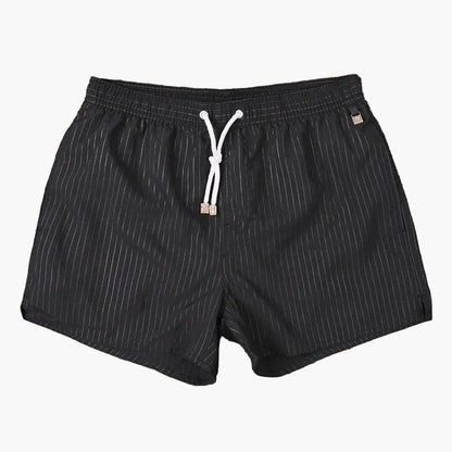 Pantalones cortos de baño para hombre con rayas estilo marinero – Ideal para la playa y el verano