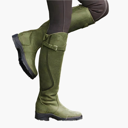 Bottes imperméables légères femme style équestre pour extérieur et quotidien